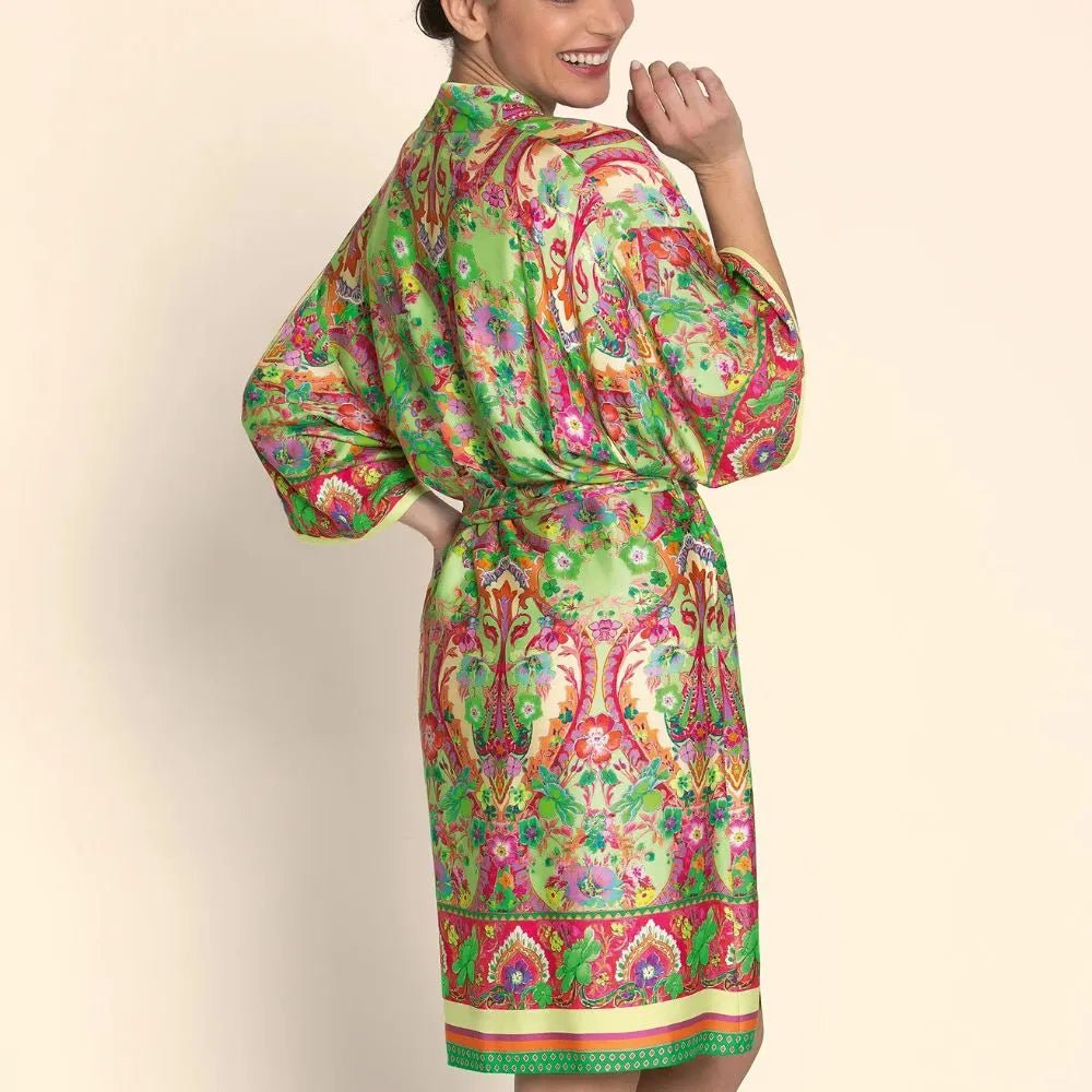 Lise Charmel Libertine En Fleurs Nature Libertine Dressing Gown Back