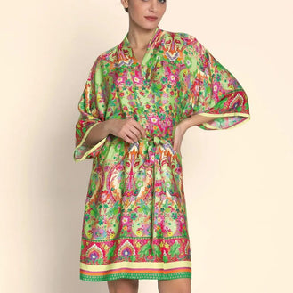 Lise Charmel Libertine En Fleurs Nature Libertine Dressing Gown Front
