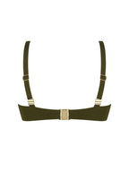 Lise Charmel Palmier Audace Kaki Balconet Bikini Top Back