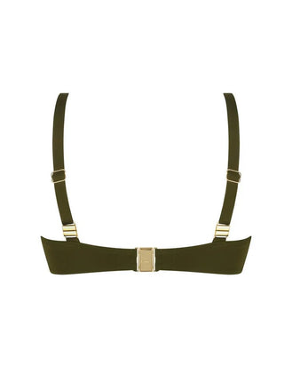 Lise Charmel Palmier Audace Kaki Balconet Bikini Top Back