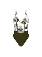 Lise Charmel Palmier Audace Kaki Non Wire Swimsuit