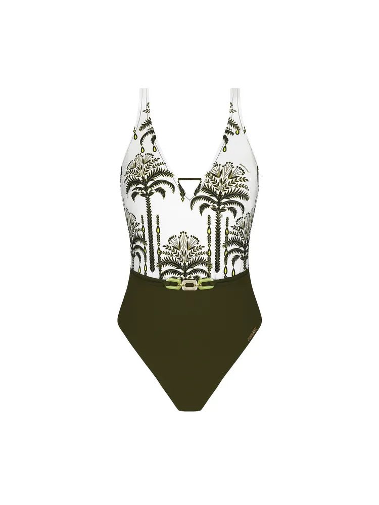 Lise Charmel Palmier Audace Kaki Non Wire Swimsuit