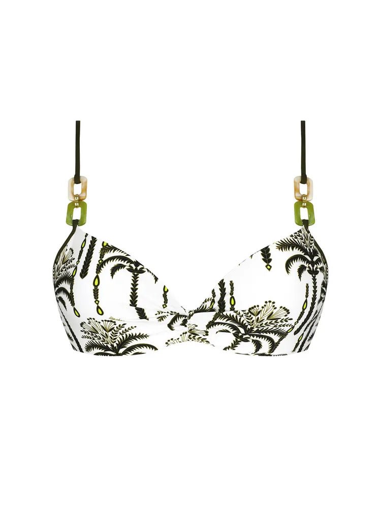 Lise Charmel Palmier Audace Kaki Padded Contour Bikini Top