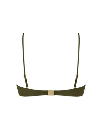 Lise Charmel Palmier Audace Kaki Padded Contour Bikini Top Back