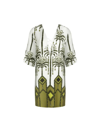 Lise Charmel Palmier Audace Kaki Tunic Beach Cover Up
