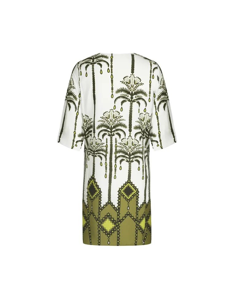 Lise Charmel Palmier Audace Kaki Tunic Beach Cover Up Back