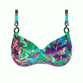 Lise Charmel Paradis Sauvage Green Bikini Top
