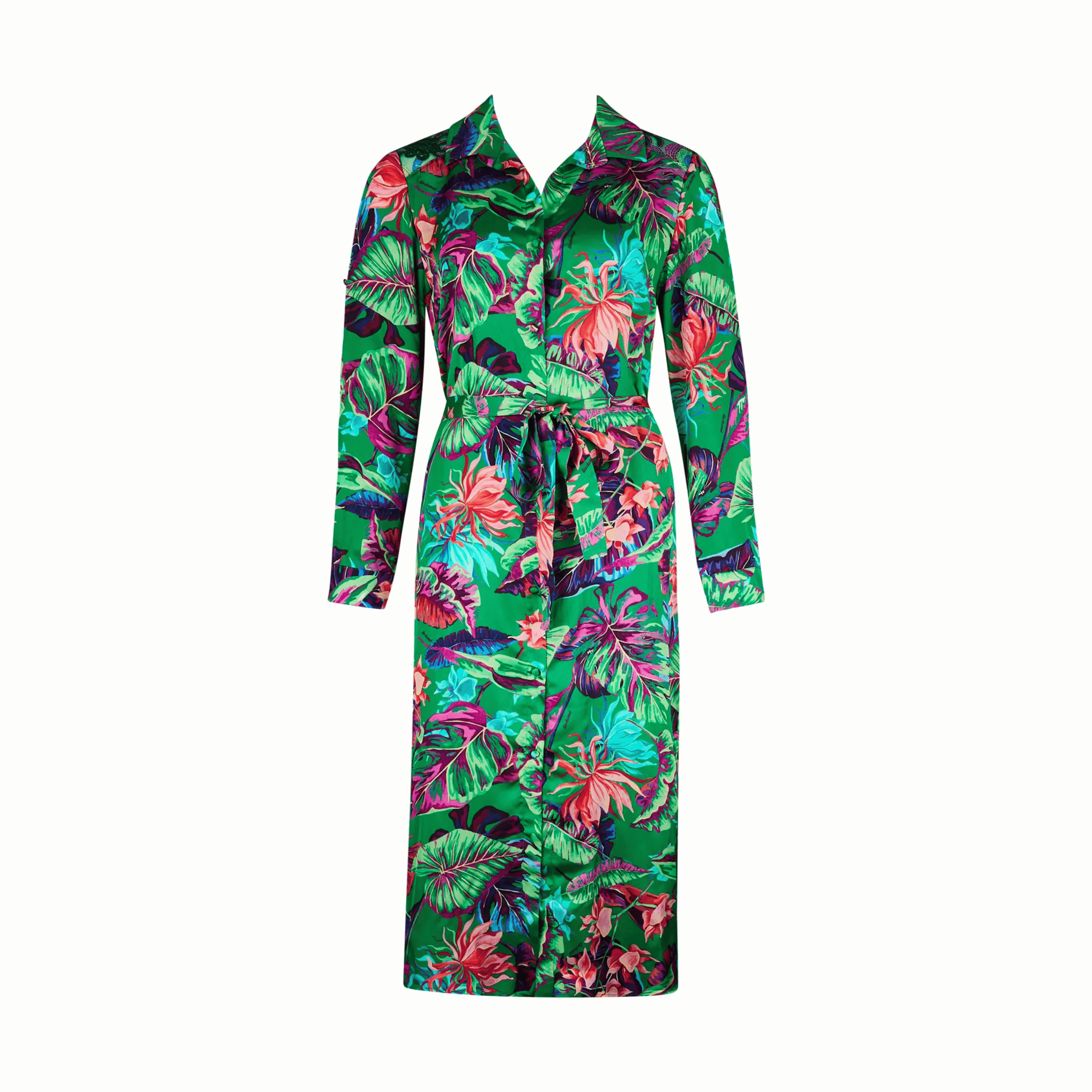 Lise Charmel Paradis Sauvage Green Shirt Dress