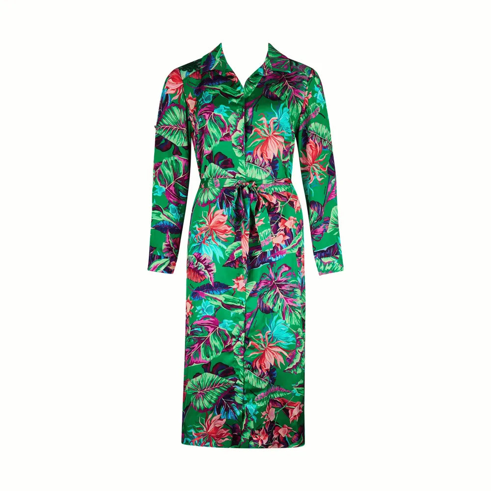 Lise Charmel Paradis Sauvage Green Shirt Dress