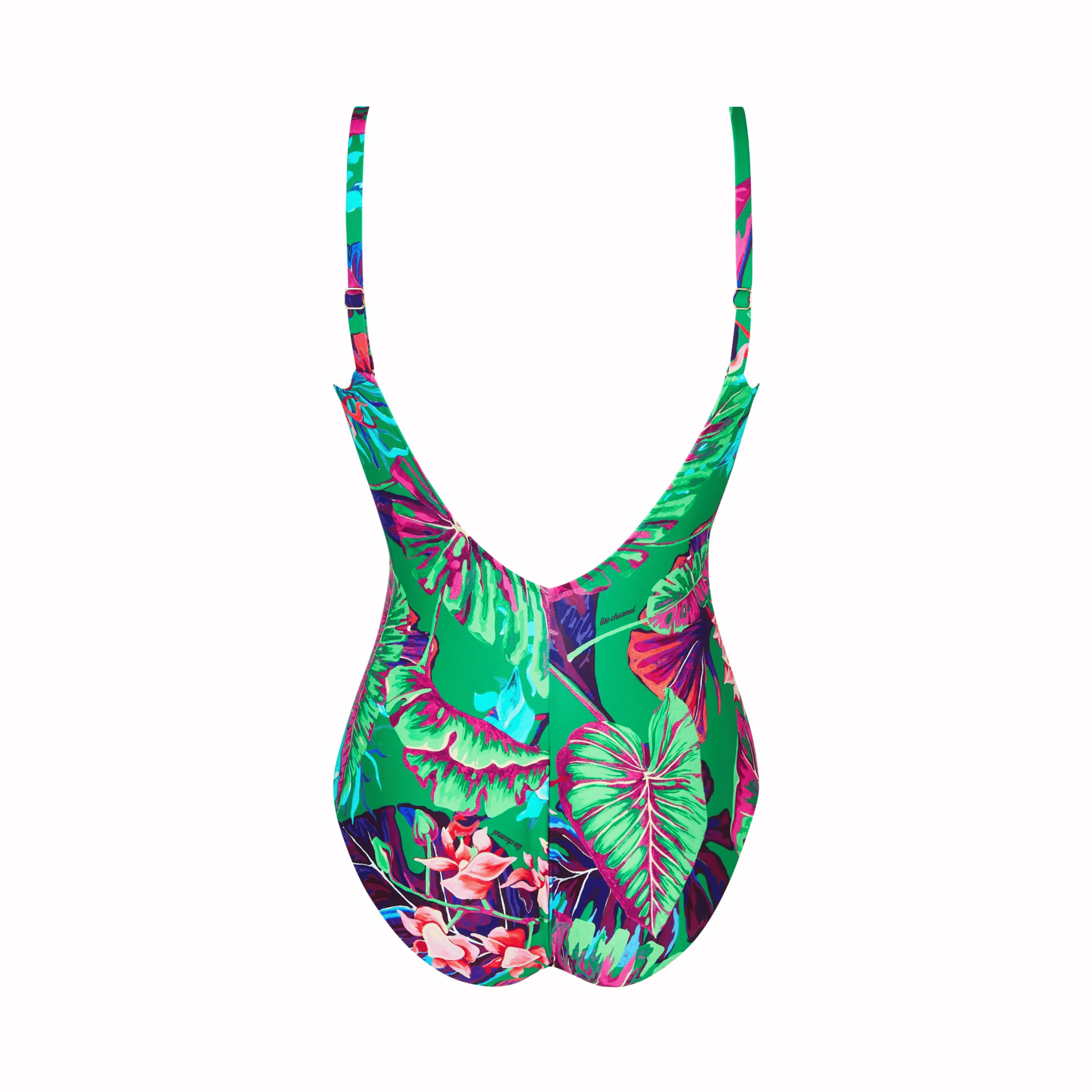Lise Charmel Paradis Sauvage Green Swimsuit Back