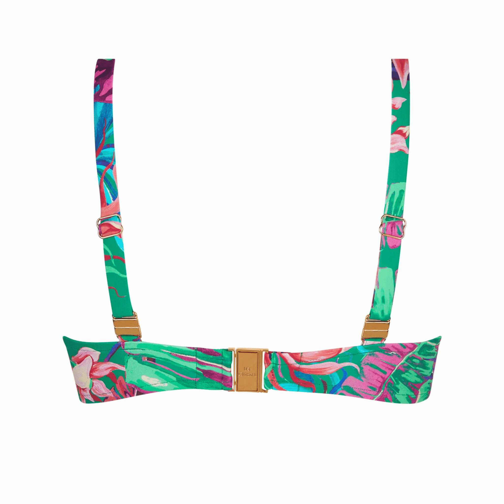 Lise Charmel Paradis Sauvage Green Triangle Bikini Top Back