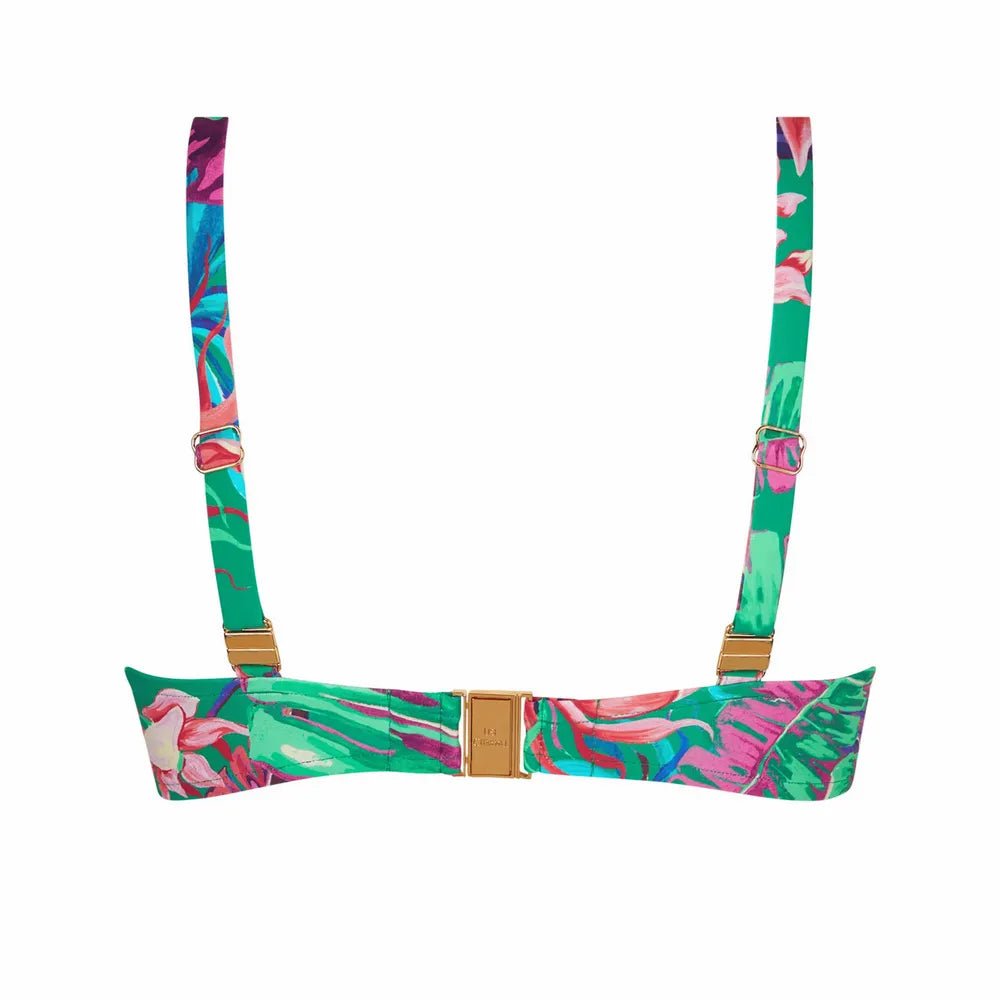 Lise Charmel Paradis Sauvage Green Triangle Bikini Top