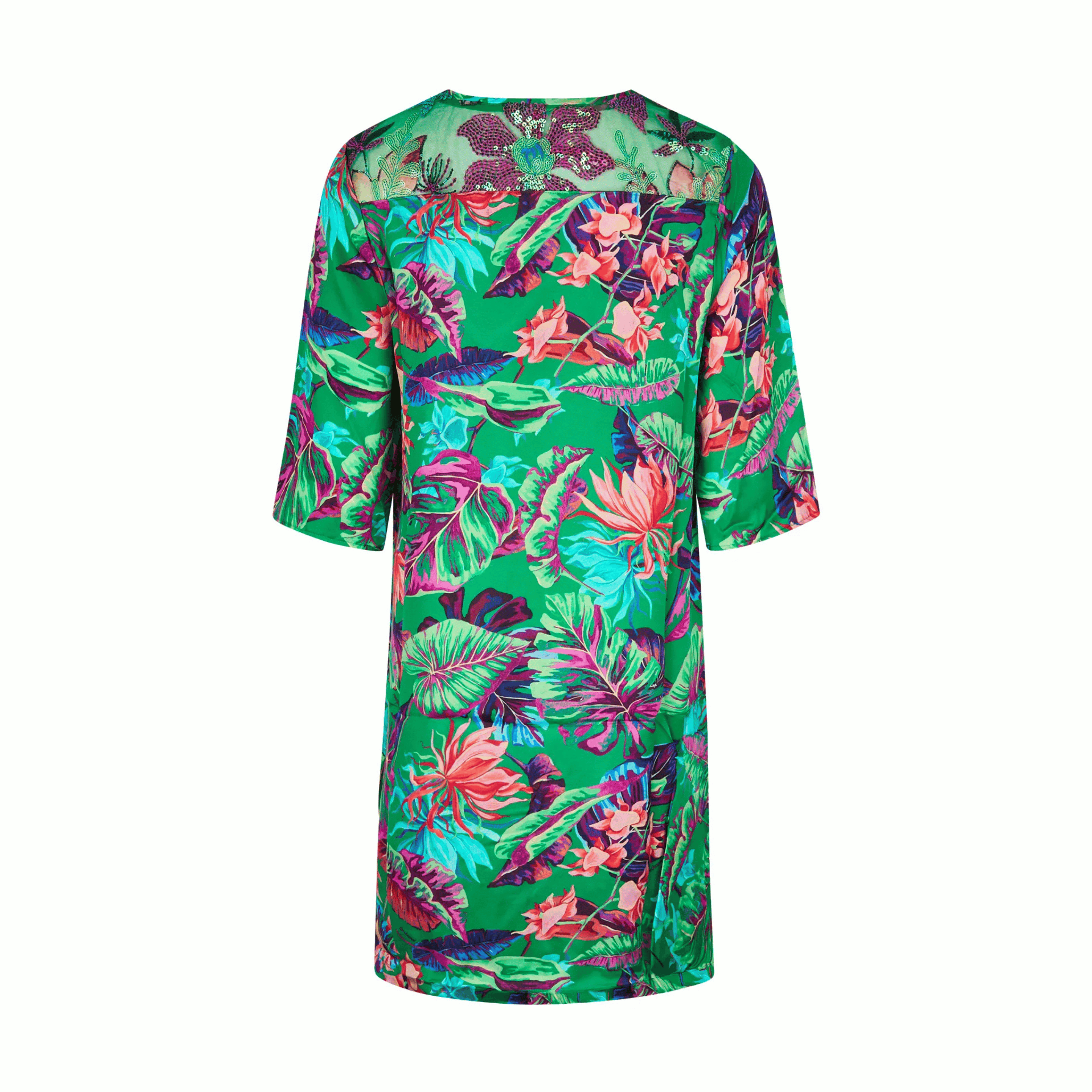 Lise Charmel Paradis Sauvage Green Tunic Back