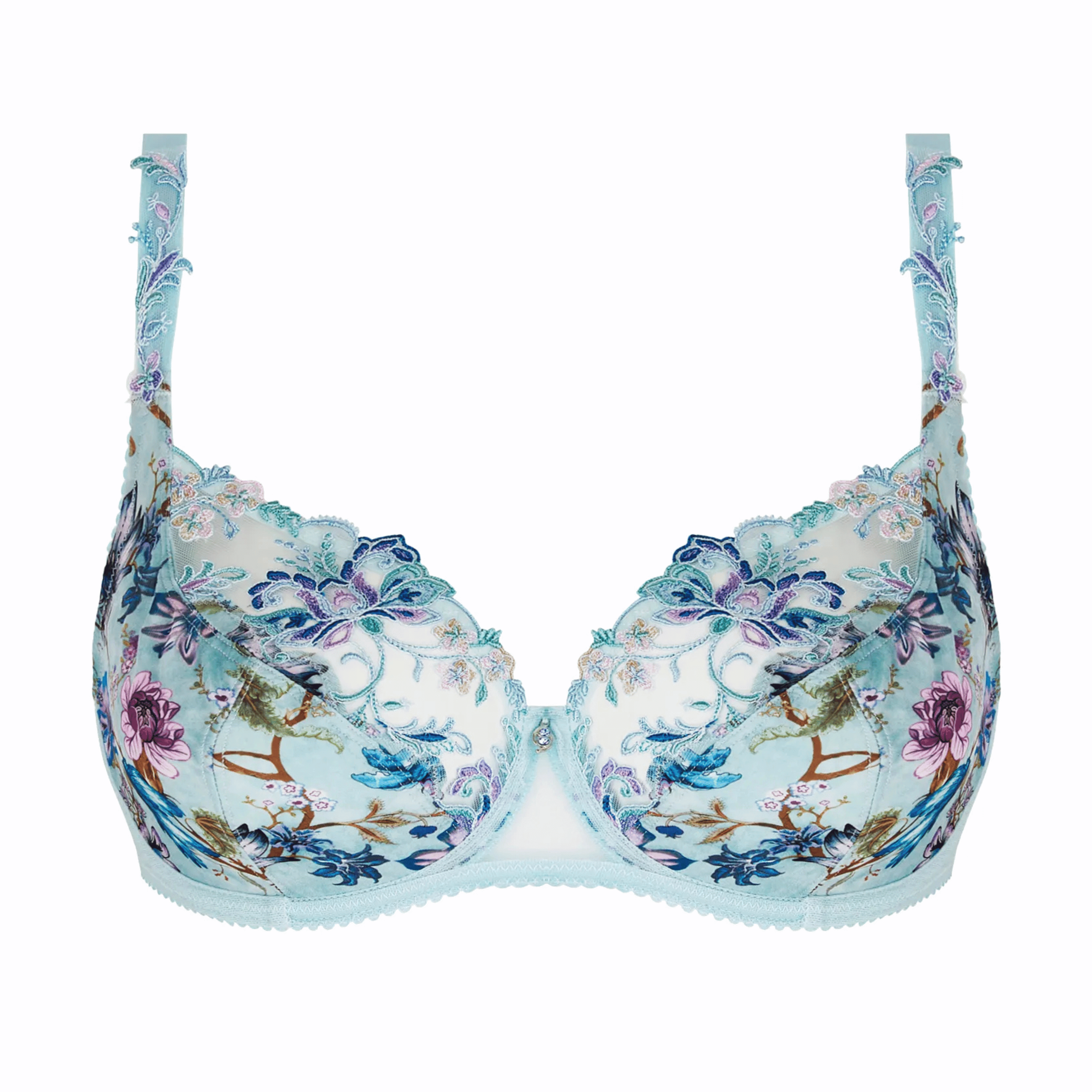 Lise Charmel Reve En Fleur Pale Blue 3 Part Full Cup Bra
