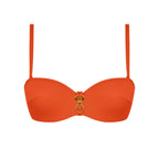 Lise Charmel Sillage Couture Orange Bandeau Bikini Top