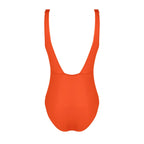 Lise Charmel Sillage Couture Orange Swimsuit Back