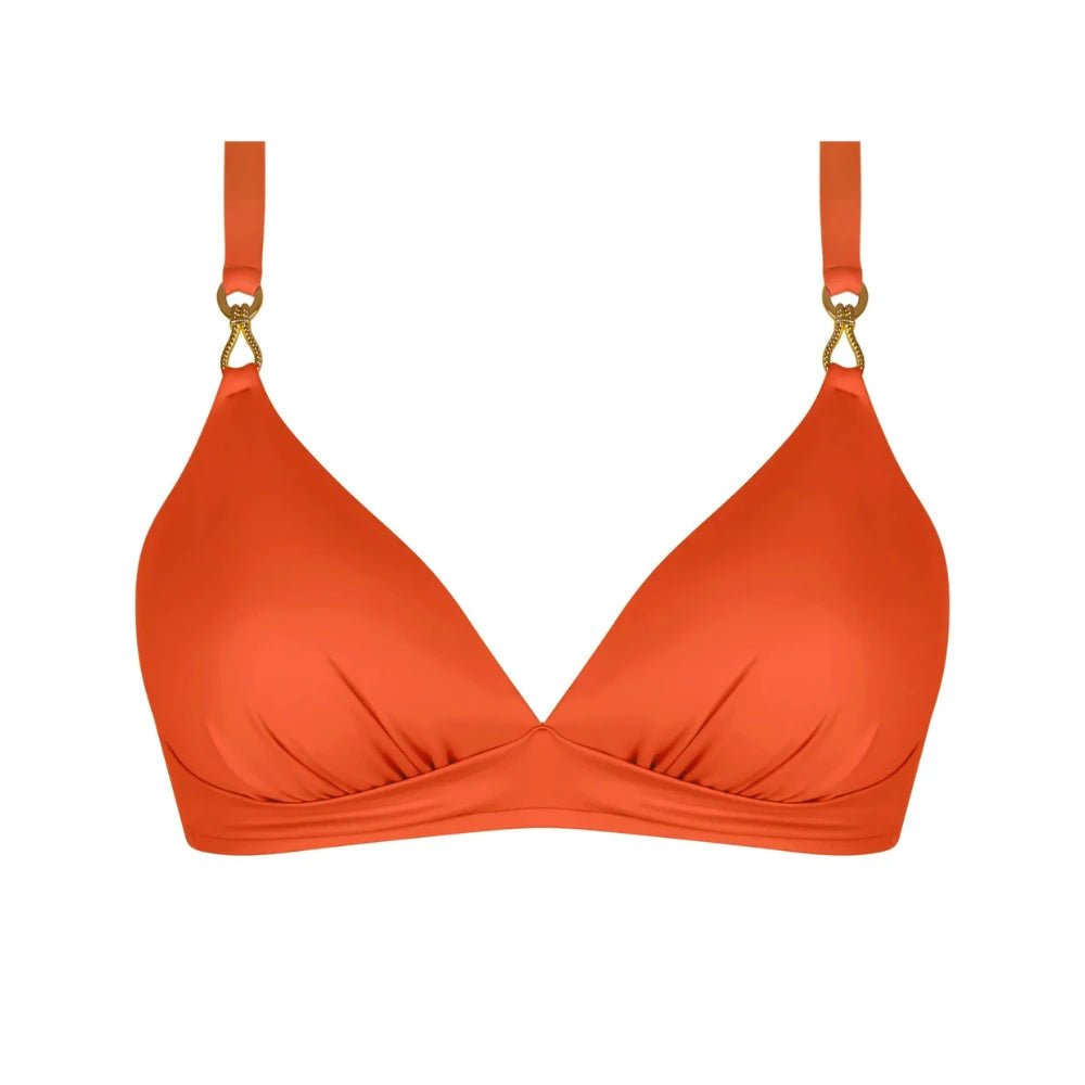 Lise Charmel Sillage Couture Orange Triangle Bikini Top