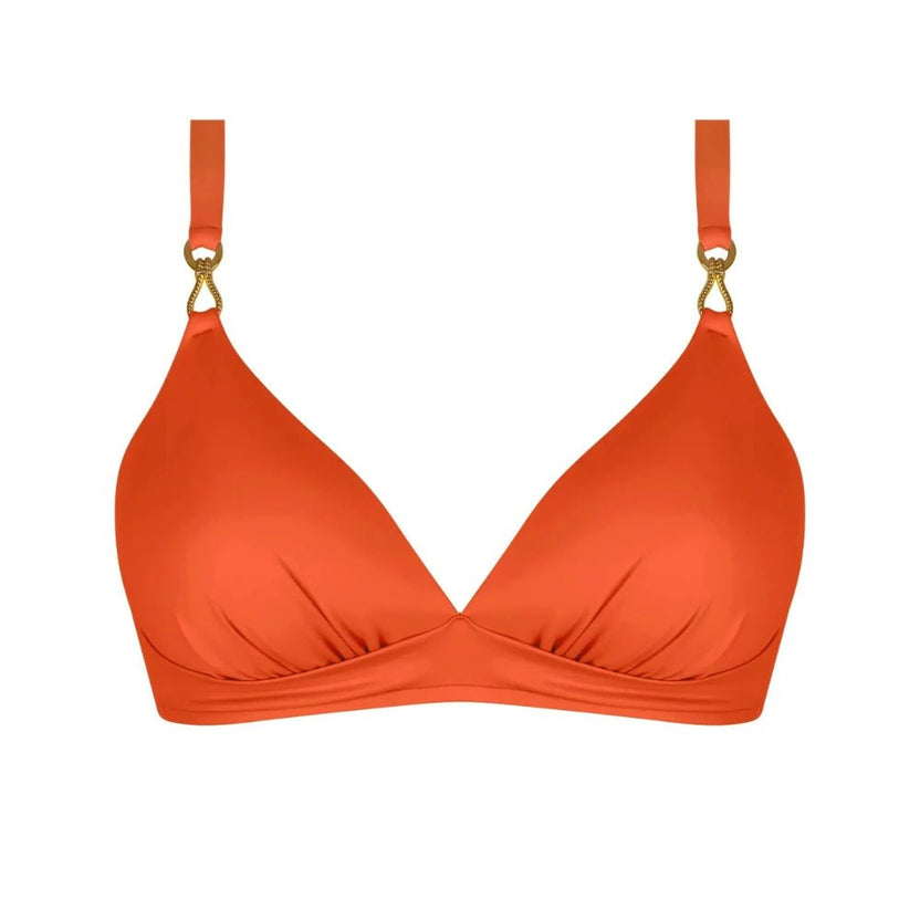 Lise Charmel Sillage Couture Orange Triangle Bikini Top