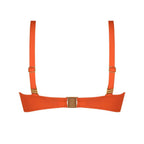 Lise Charmel Sillage Couture Orange Triangle Bikini Top Back