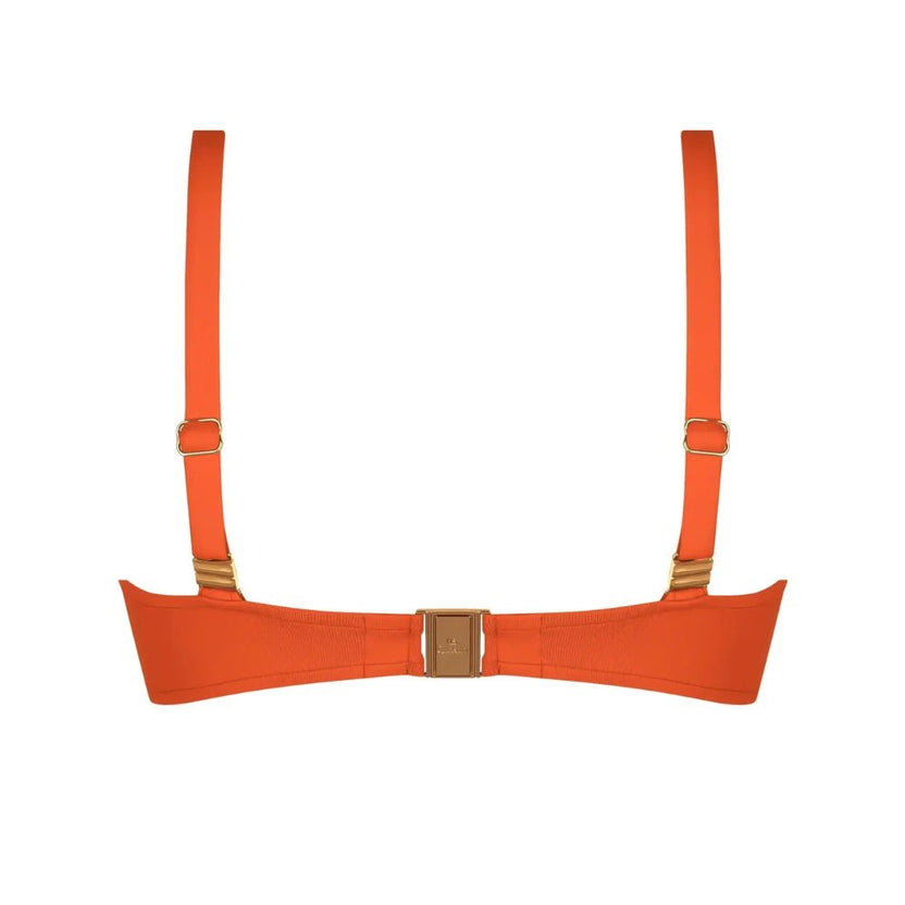 Lise Charmel Sillage Couture Orange Triangle Bikini Top Back