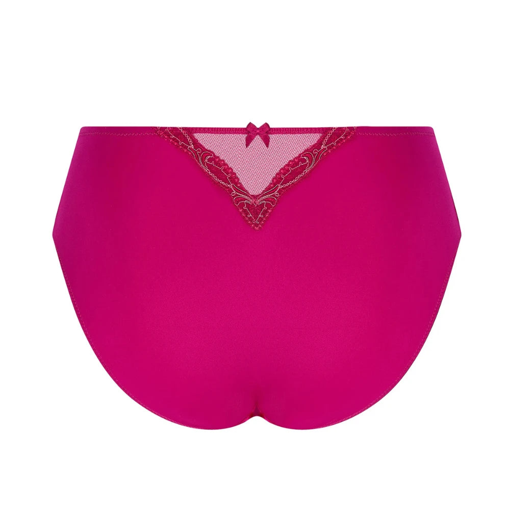Lise Charmel Splendeur Soie Carmin Full Briefs Back