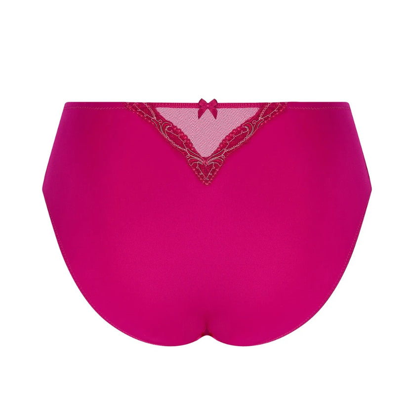 Lise Charmel Splendeur Soie Carmin Full Briefs Back