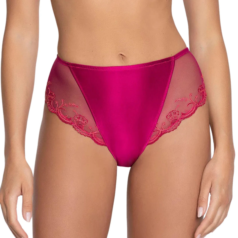 Lise Charmel Splendeur Soie Carmin Full Briefs Front