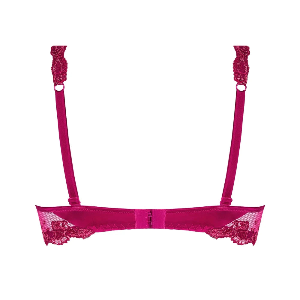 Lise Charmel Splendeur Soie Carmin Full Cup Bra Back