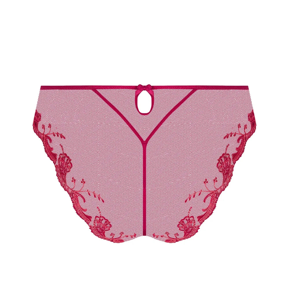 Lise Charmel Splendeur Soie Carmin Italian Briefs Back