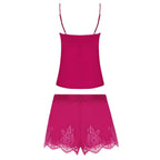 Lise Charmel Splendeur Soie Carmin Silk Cami & Shorts Back