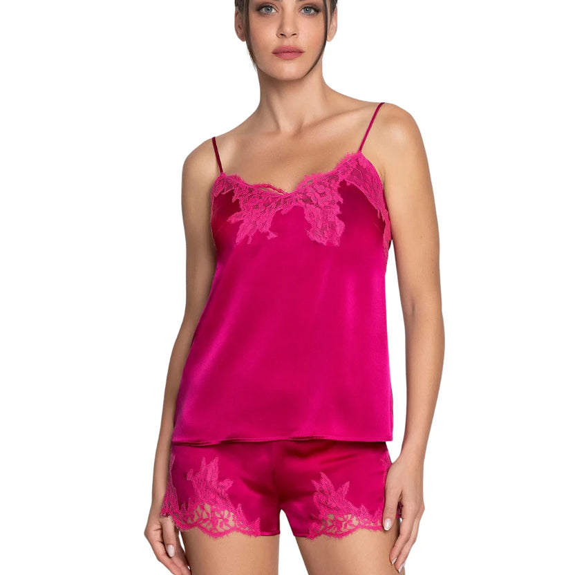 Lise Charmel Splendeur Soie Carmin Silk Cami & Shorts Front