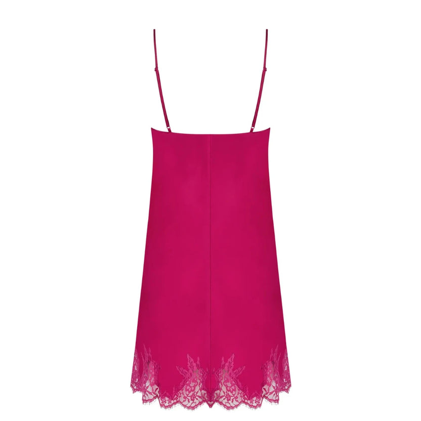 Lise Charmel Splendeur Soie Carmin Silk Chemise Back