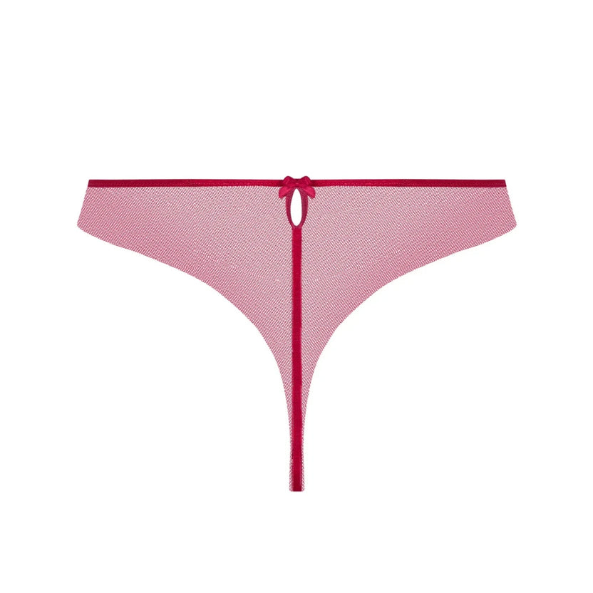 Lise Charmel Splendeur Soie Carmin Thong Back