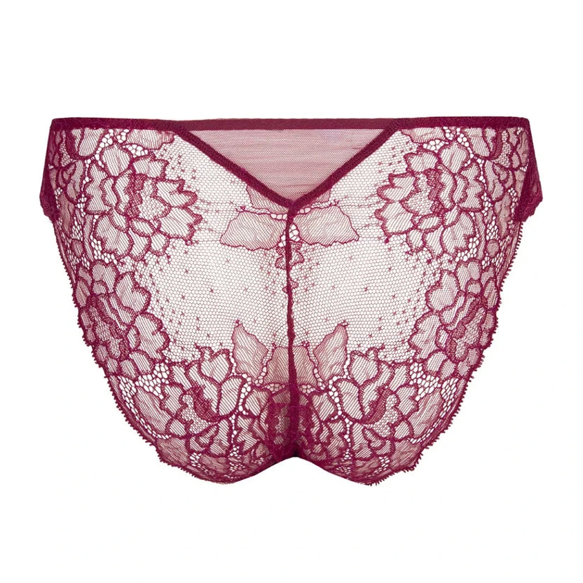 Lise Charmel Sublime En Dentelle Fuschia Briefs Back