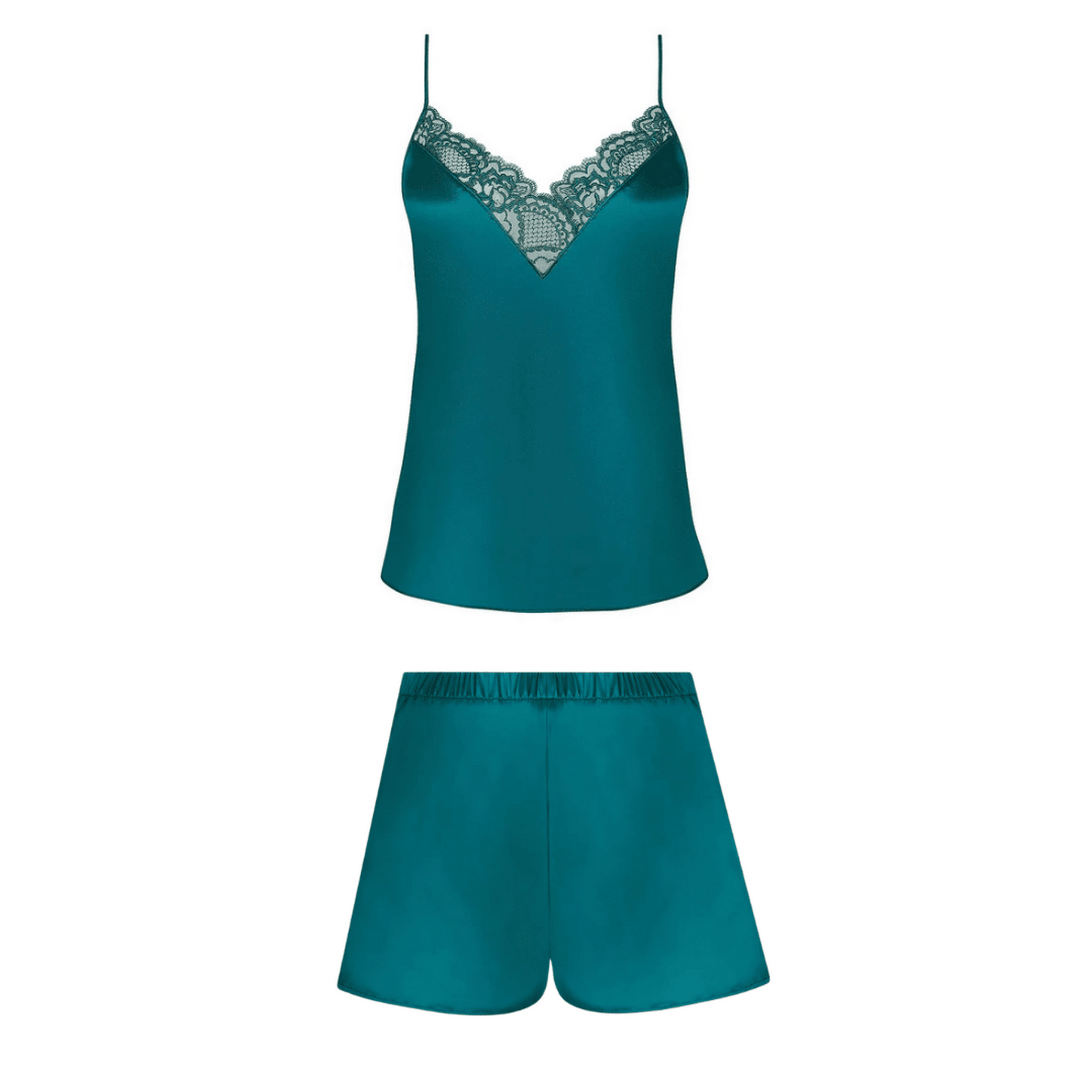 Lise Charmel Sublime en Dentelle Teal Green Cami Set
