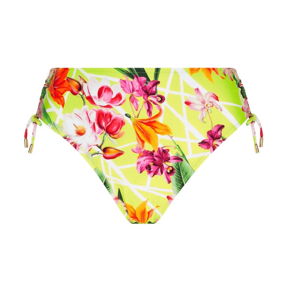 Lise Charmel Swim Fleurs Splendeur Lime Adjustable Bikini Bottoms