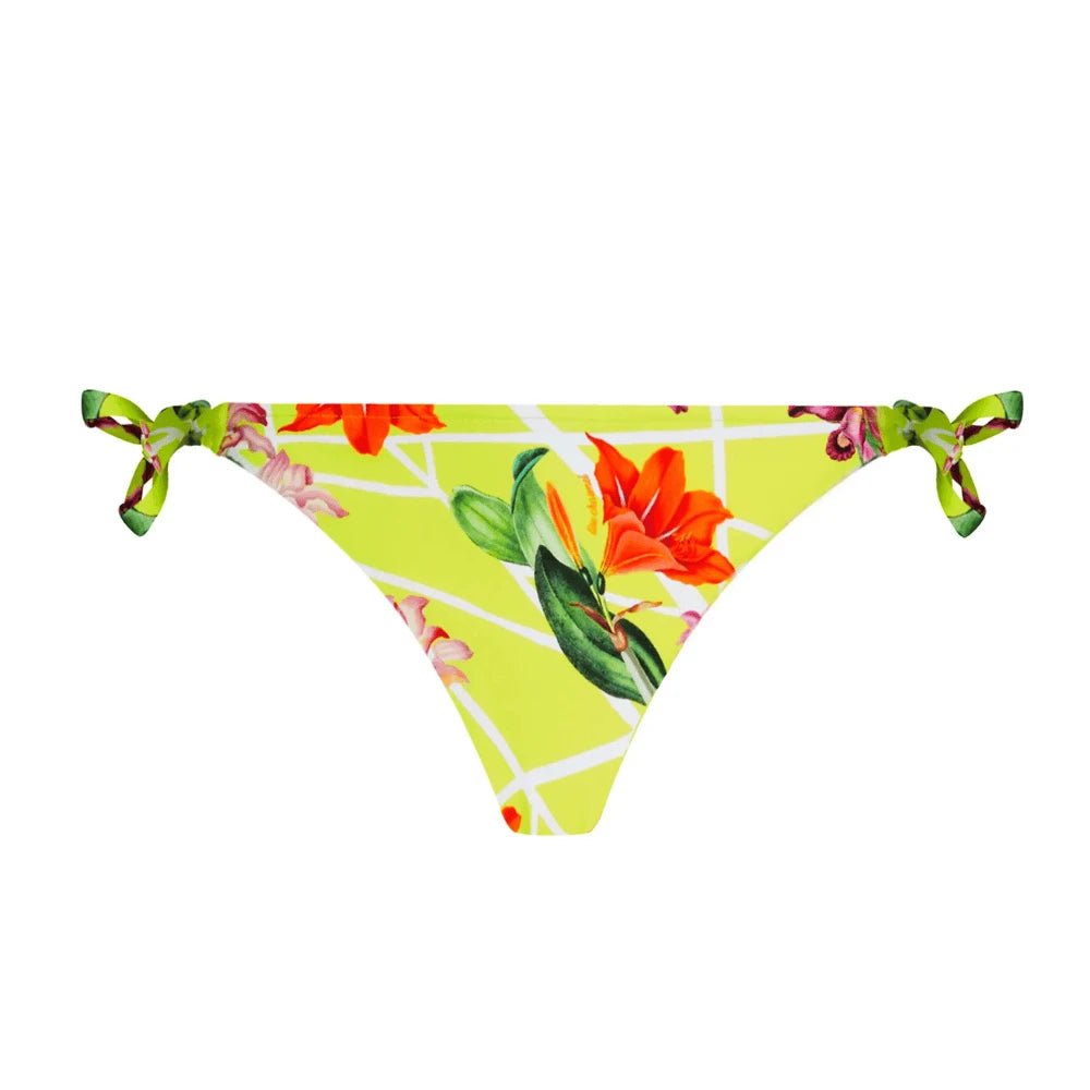 Lise Charmel Swim Fleurs Splendeur Lime Tie Bikini Bottoms