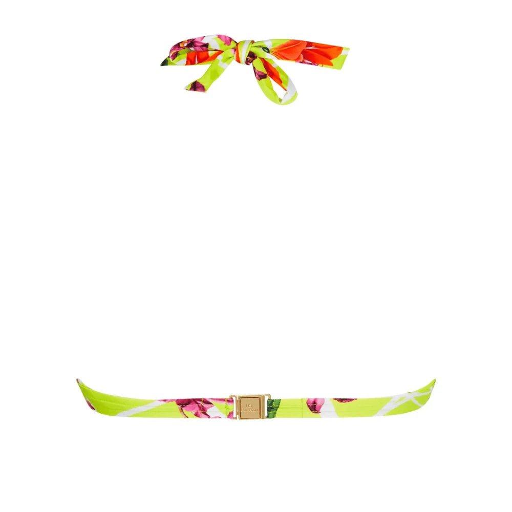 Lise Charmel Swim Fleurs Splendeur Lime Triangle Bikini Top Back