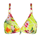 Lise Charmel Swim Fleurs Splendeur Lime Underwired Triangle Bikini Top
