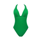 Lise Charmel  Ajourage Couture Green Halter Swimsuit