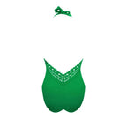 Lise Charmel  Ajourage Couture Green Halter Swimsuit