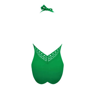Lise Charmel  Ajourage Couture Green Halter Swimsuit