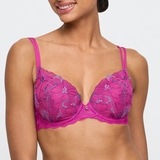 Marie Jo Noemy Pink Plunge Bra Front