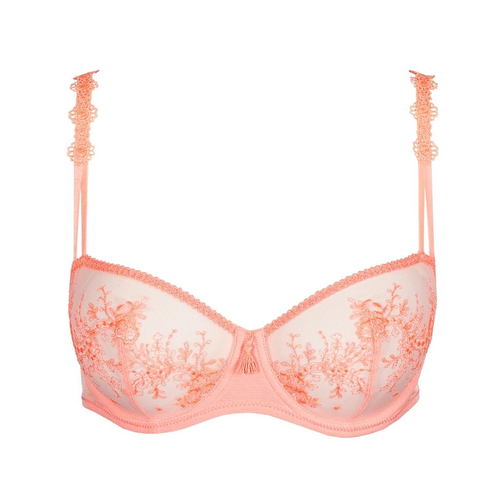Marie Jo Annaelle Neon Peach Balcony Bra
