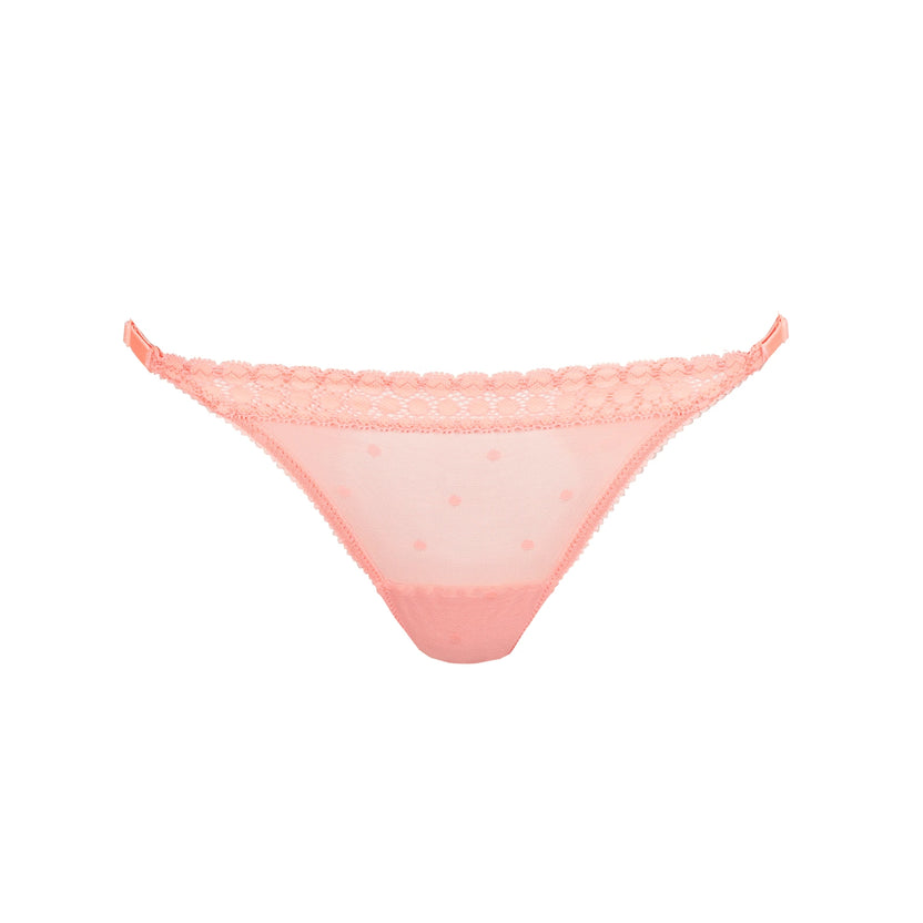 Marie Jo Annaelle Neon Peach Mini Thong