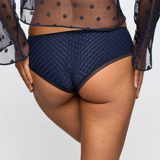 Marie Jo Avero Velvet Blue Hotpants Back