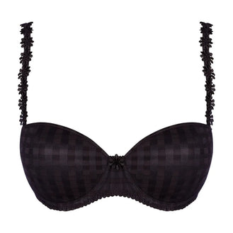 Marie Jo Avero Black Padded Balcony Bra Front