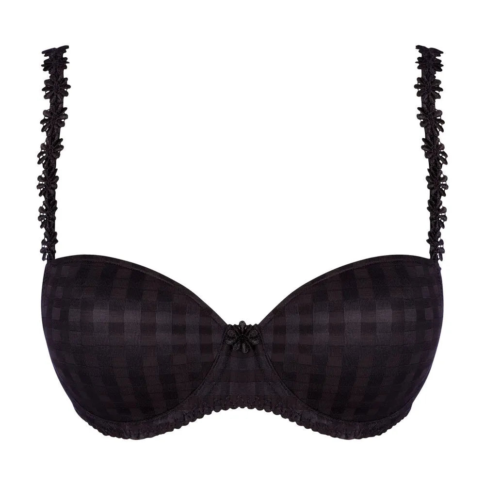 Marie Jo Avero Black Padded Balcony Bra Front
