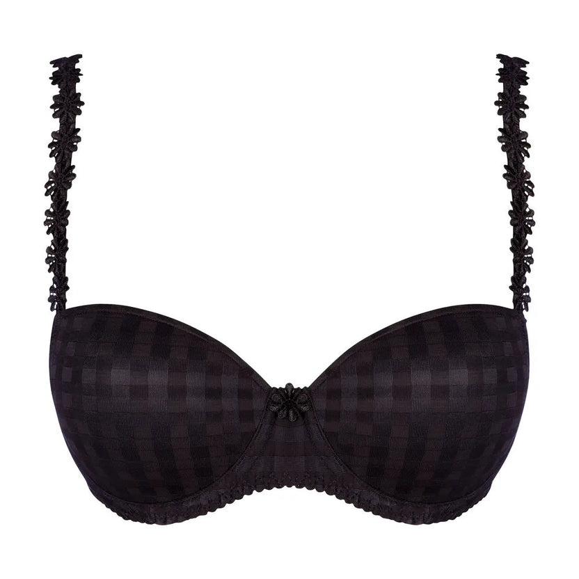 Marie Jo Avero Black Padded Balcony Bra Front