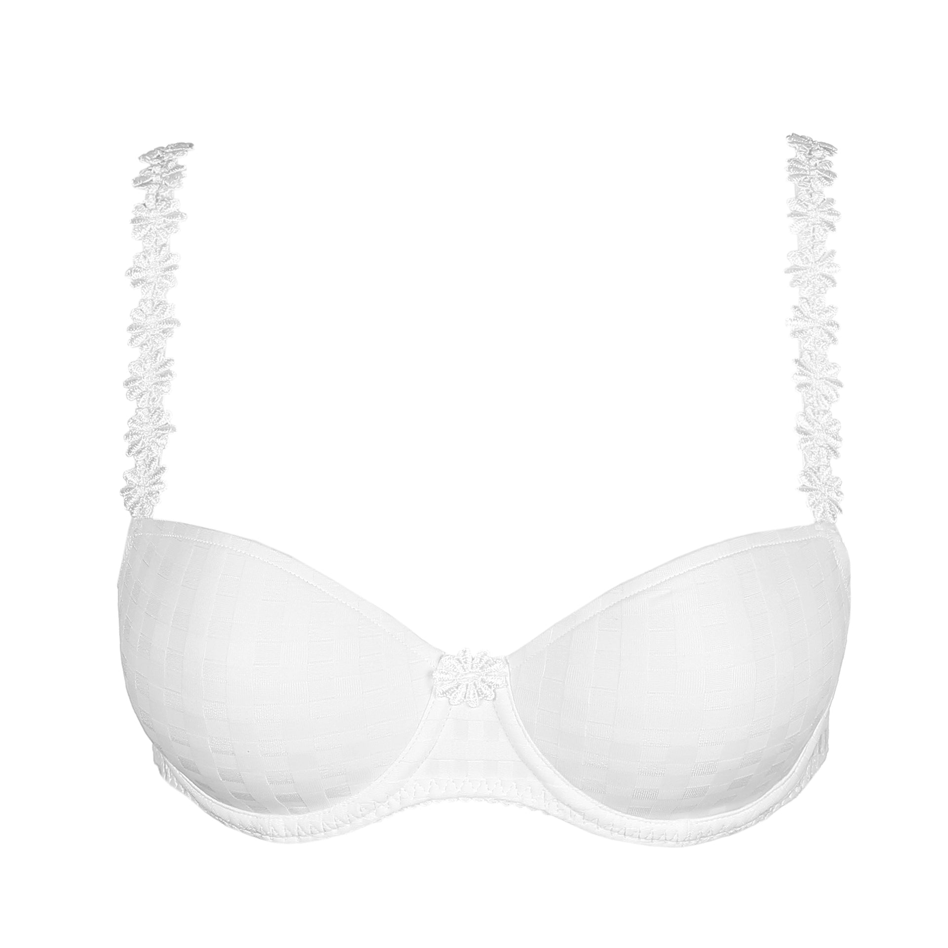 Marie Jo Avero White Padded Balcony Bra